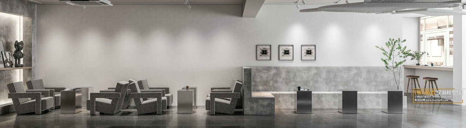19 COFFEE SHOP AND RESTAURANTS VOL.08 -3DS MAX - CO_RO_NA