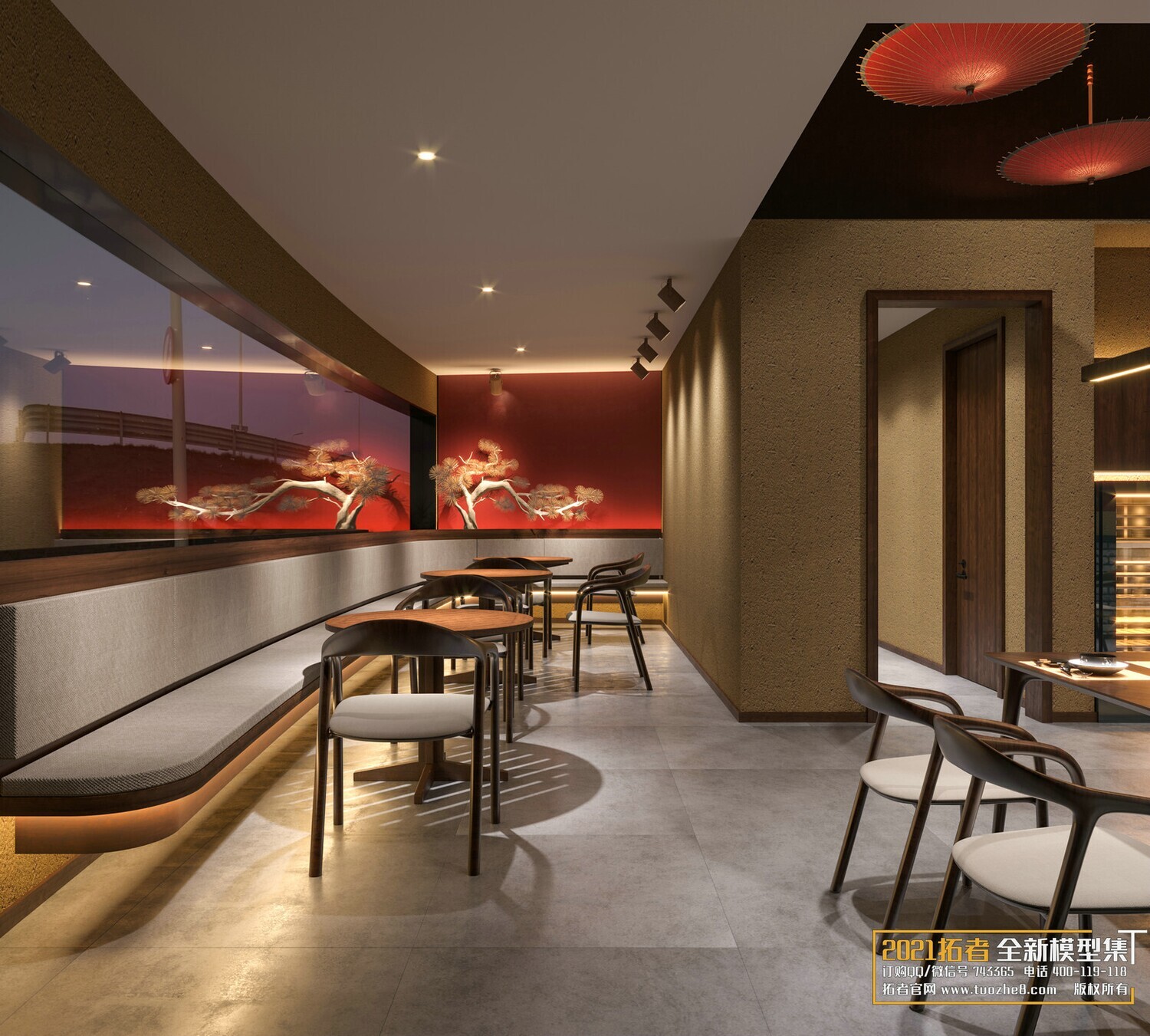 19 COFFEE SHOP AND RESTAURANTS VOL.08 -3DS MAX - CO_RO_NA