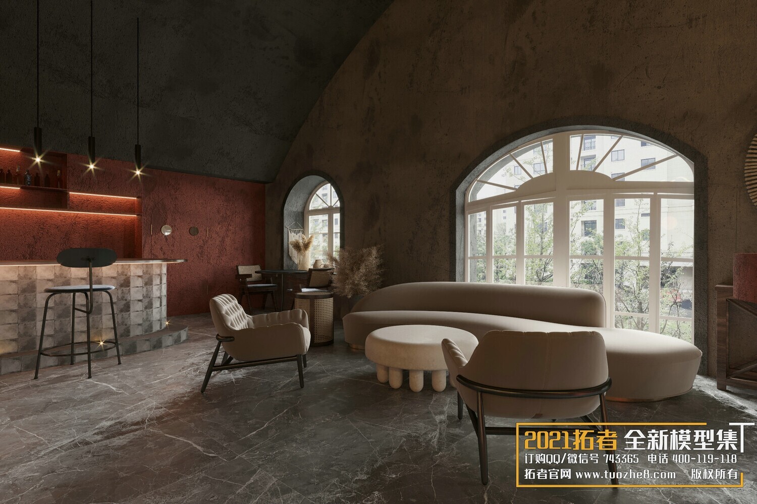 19 COFFEE SHOP AND RESTAURANTS VOL.08 -3DS MAX - CO_RO_NA