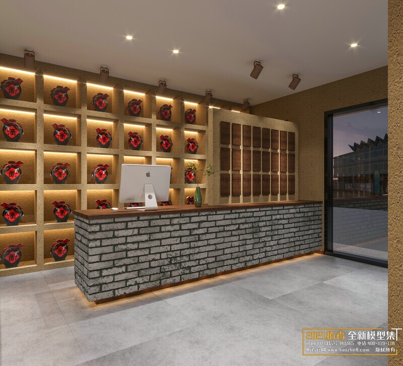 FREE COFFEE SHOP 3D MODELS 01 -3DS MAX - CORONA