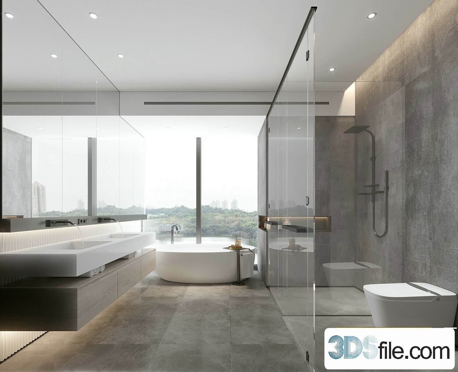 BATH ROOM 3D MODELS - 01. CORONA - 3ds Max