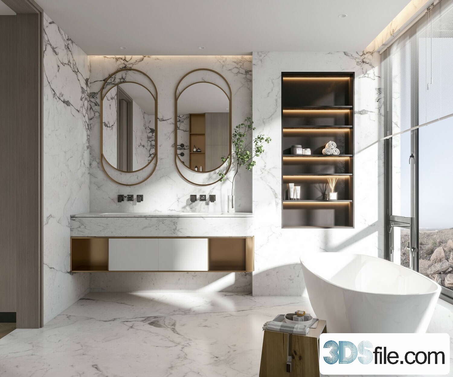 24 Bathroom 3d models vol08 - Co.ro.na