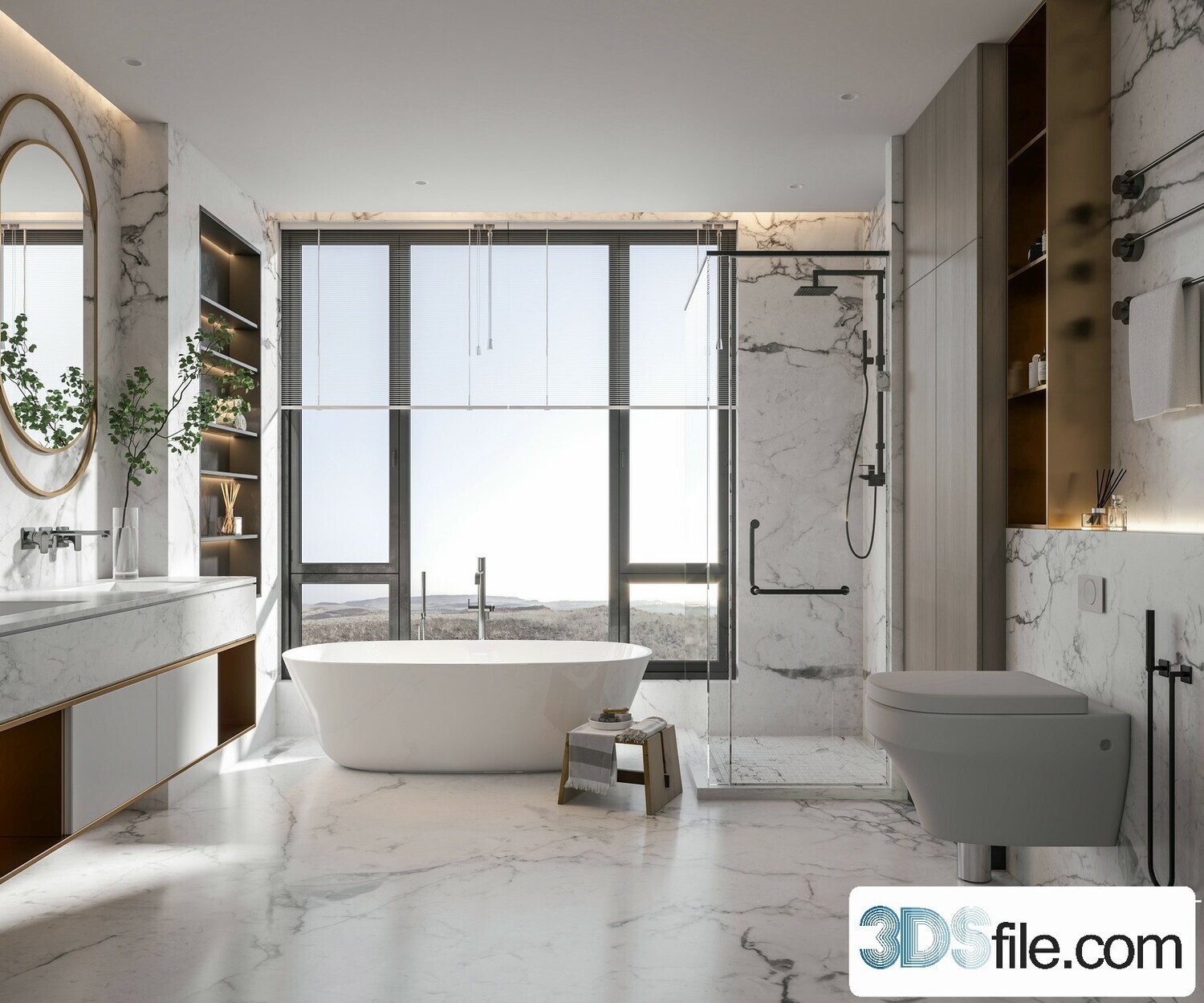 24 Bathroom 3d models vol08 - Co.ro.na