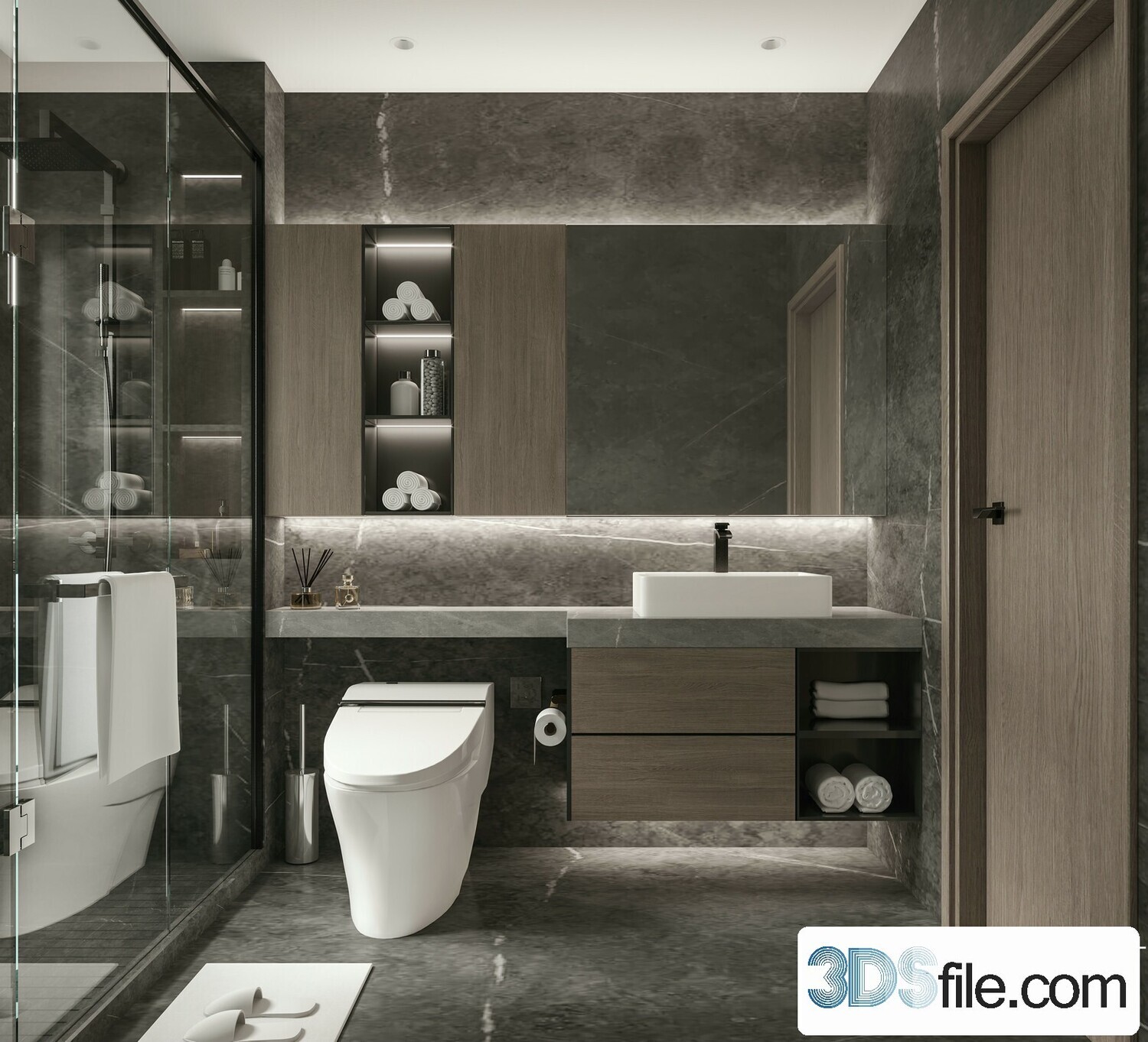 24 Bathroom 3d models vol08 - Co.ro.na