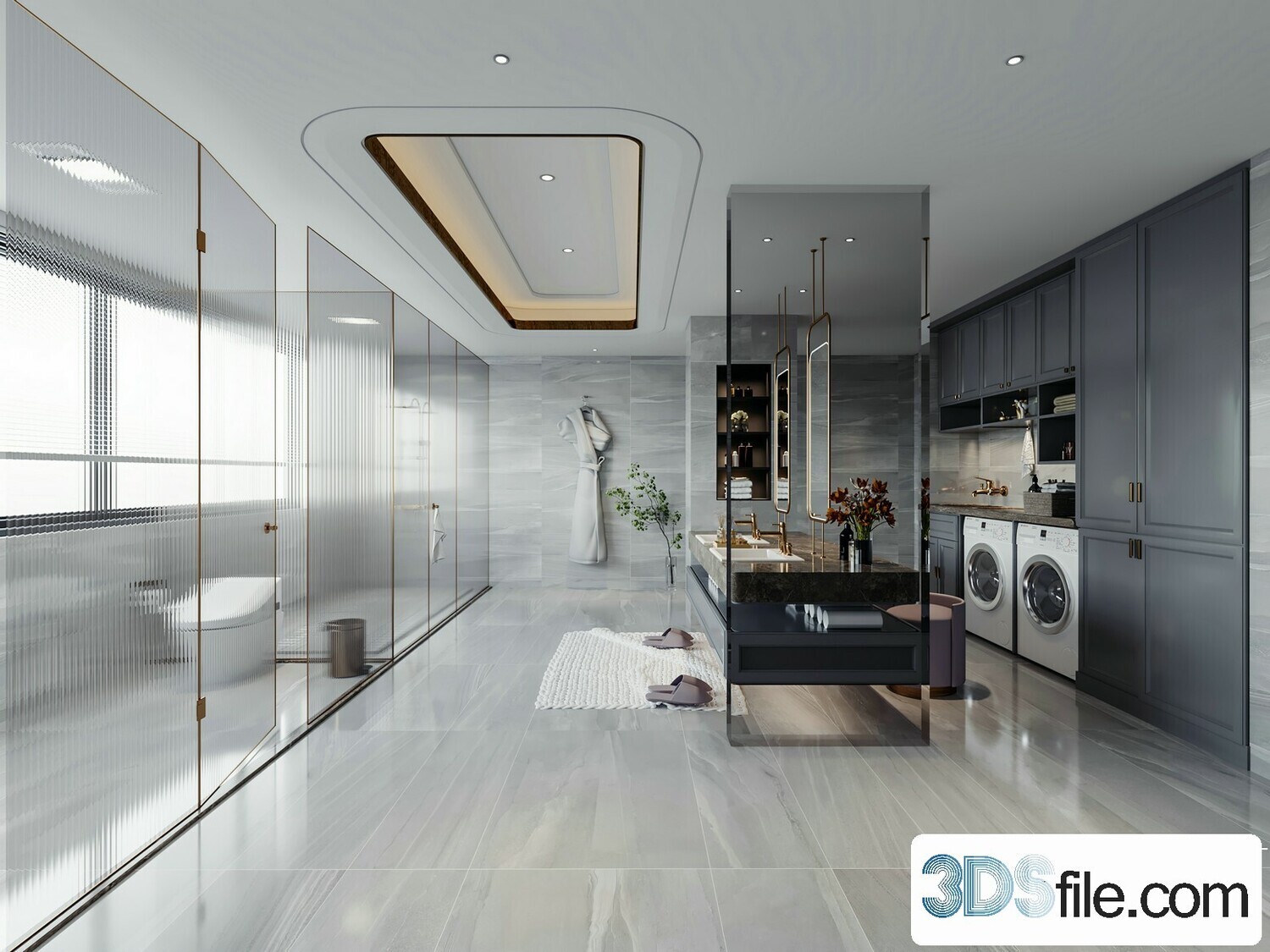 24 Bathroom 3d models vol08 - Co.ro.na