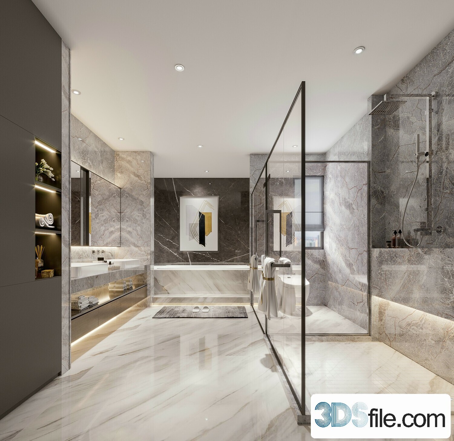 24 Bathroom 3d models vol08 - Co.ro.na