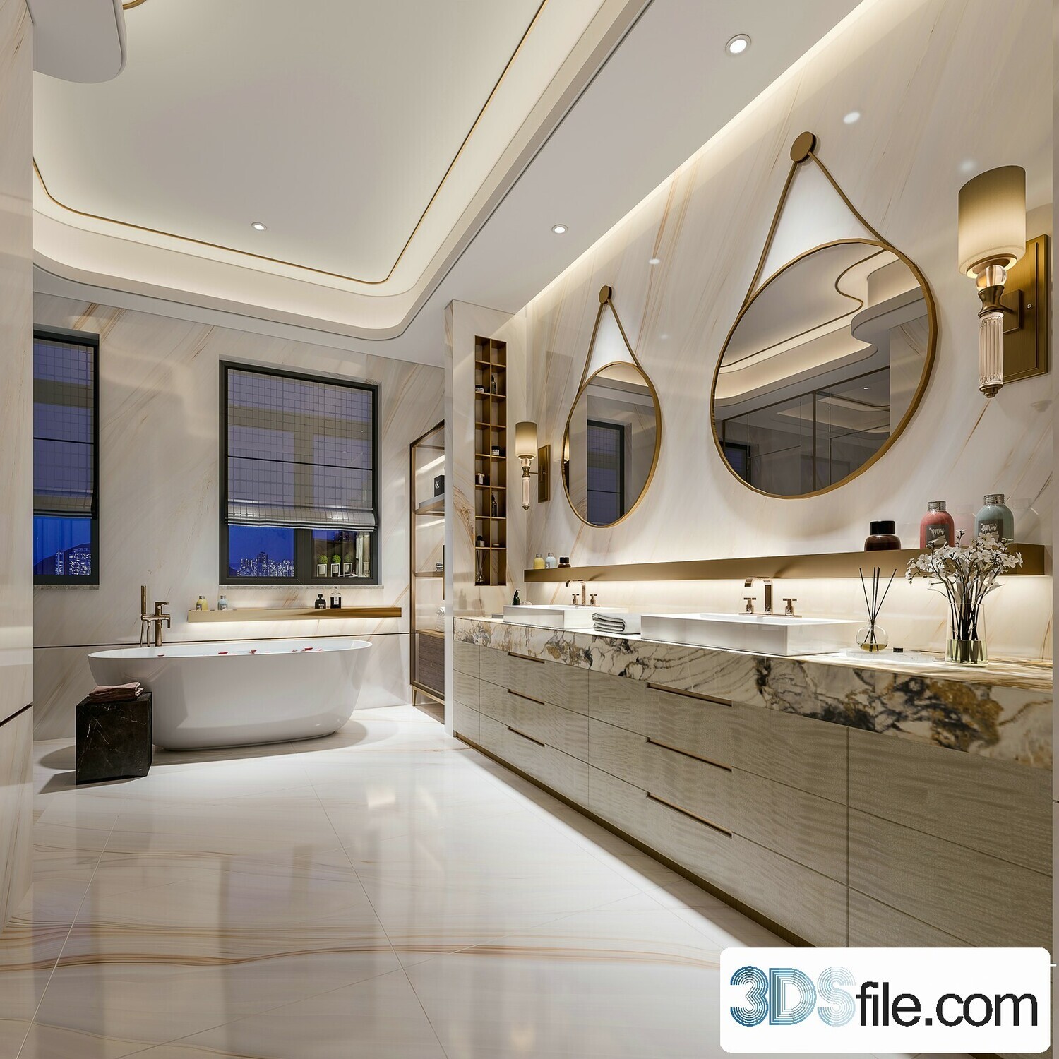 24 Bathroom 3d models vol08 - Co.ro.na
