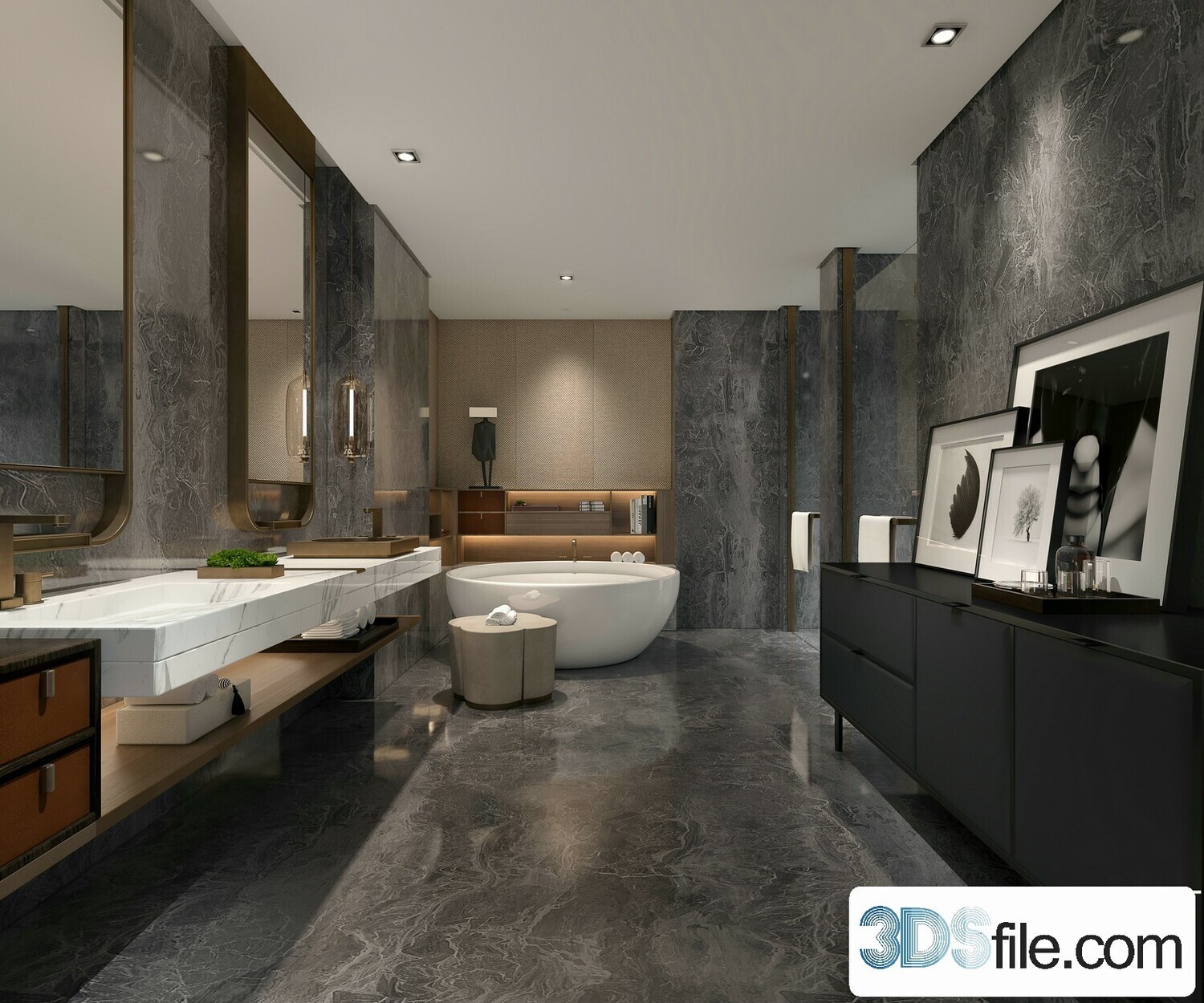 24 Bathroom 3d models vol08 - Co.ro.na