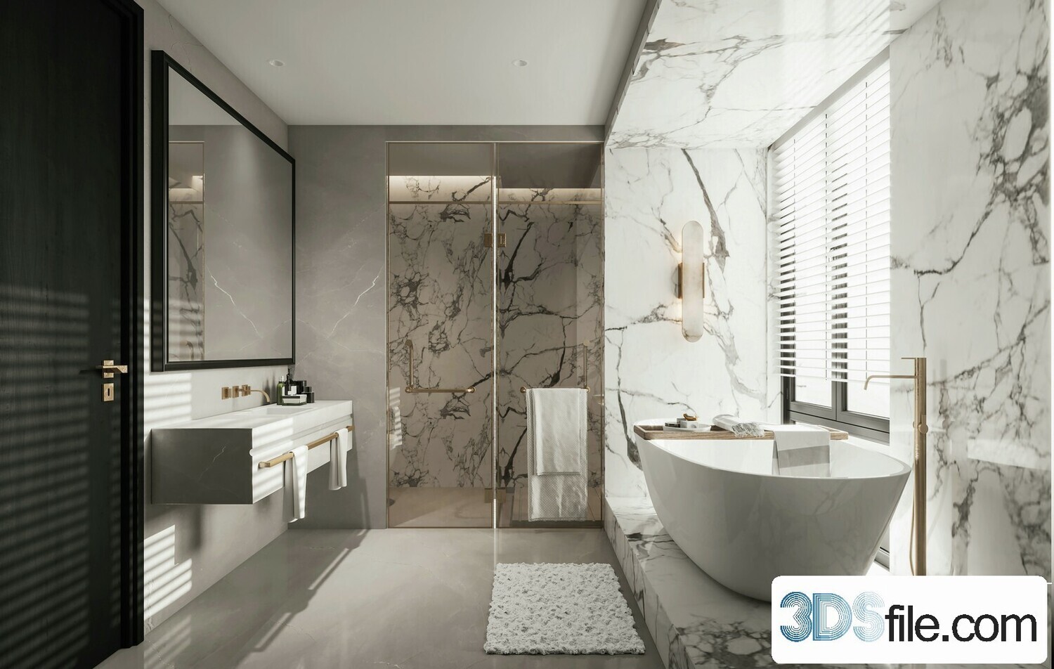 24 Bathroom 3d models vol08 - Co.ro.na
