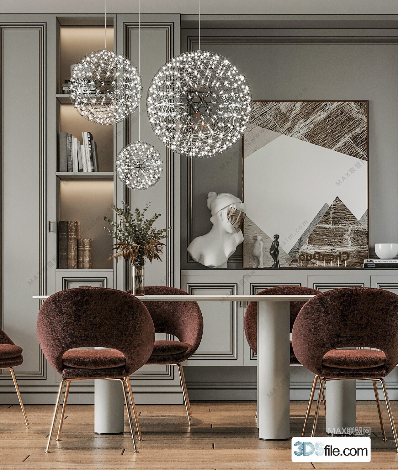19 LIVING ROOM 3D MODELS VOL.21 - VRAY