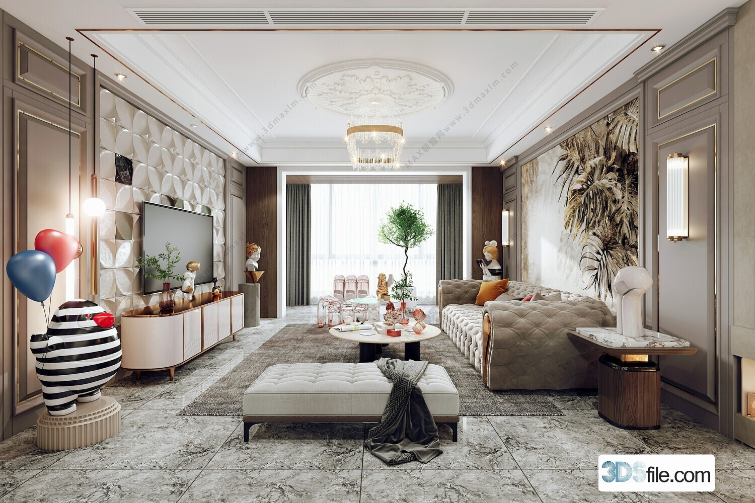 19 LIVING ROOM 3D MODELS VOL.21 - VRAY