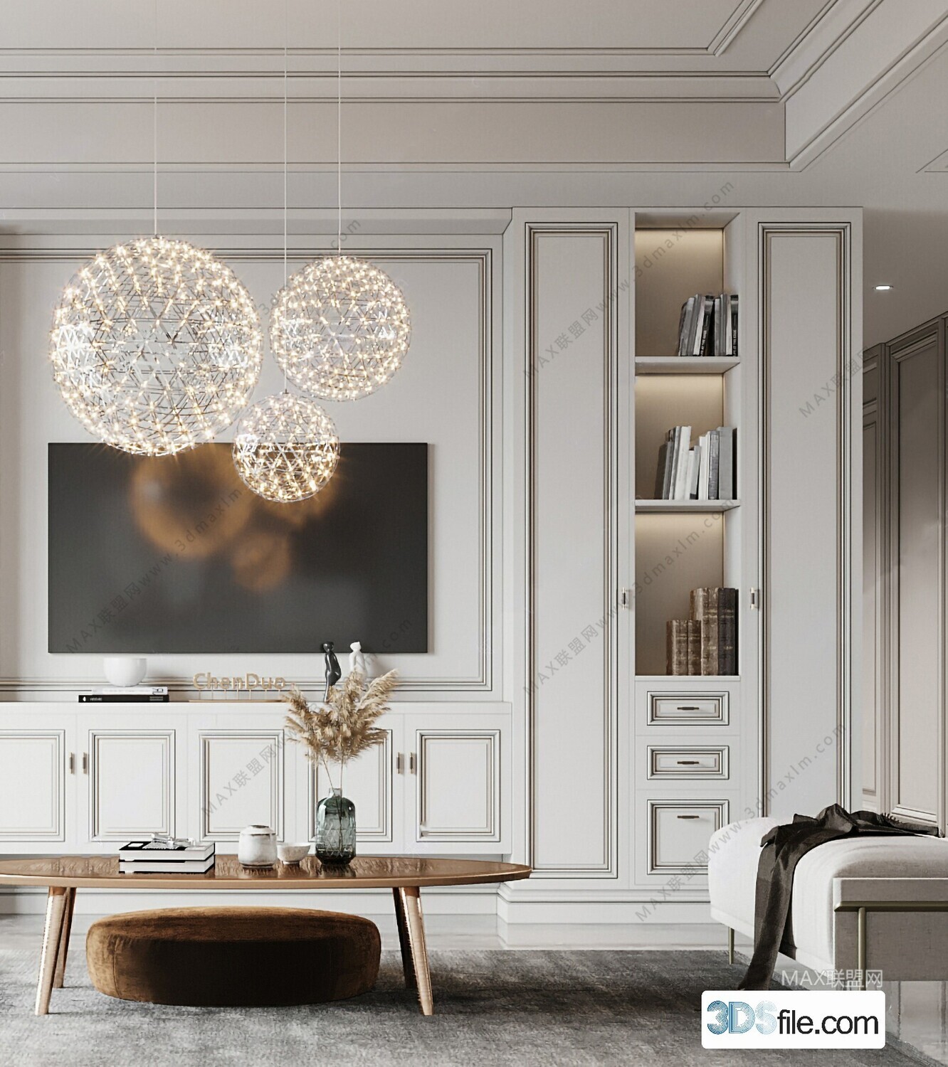19 LIVING ROOM 3D MODELS VOL.21 - VRAY