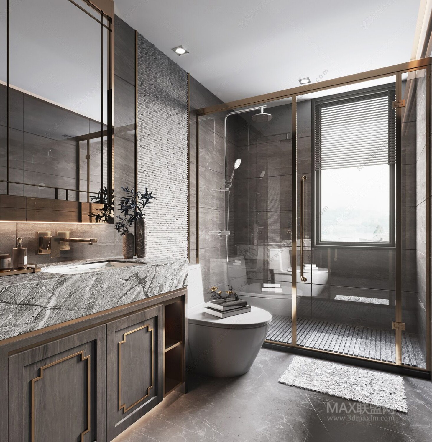 15 Bath Room 3d Models Vol09. Vray - 3ds Max