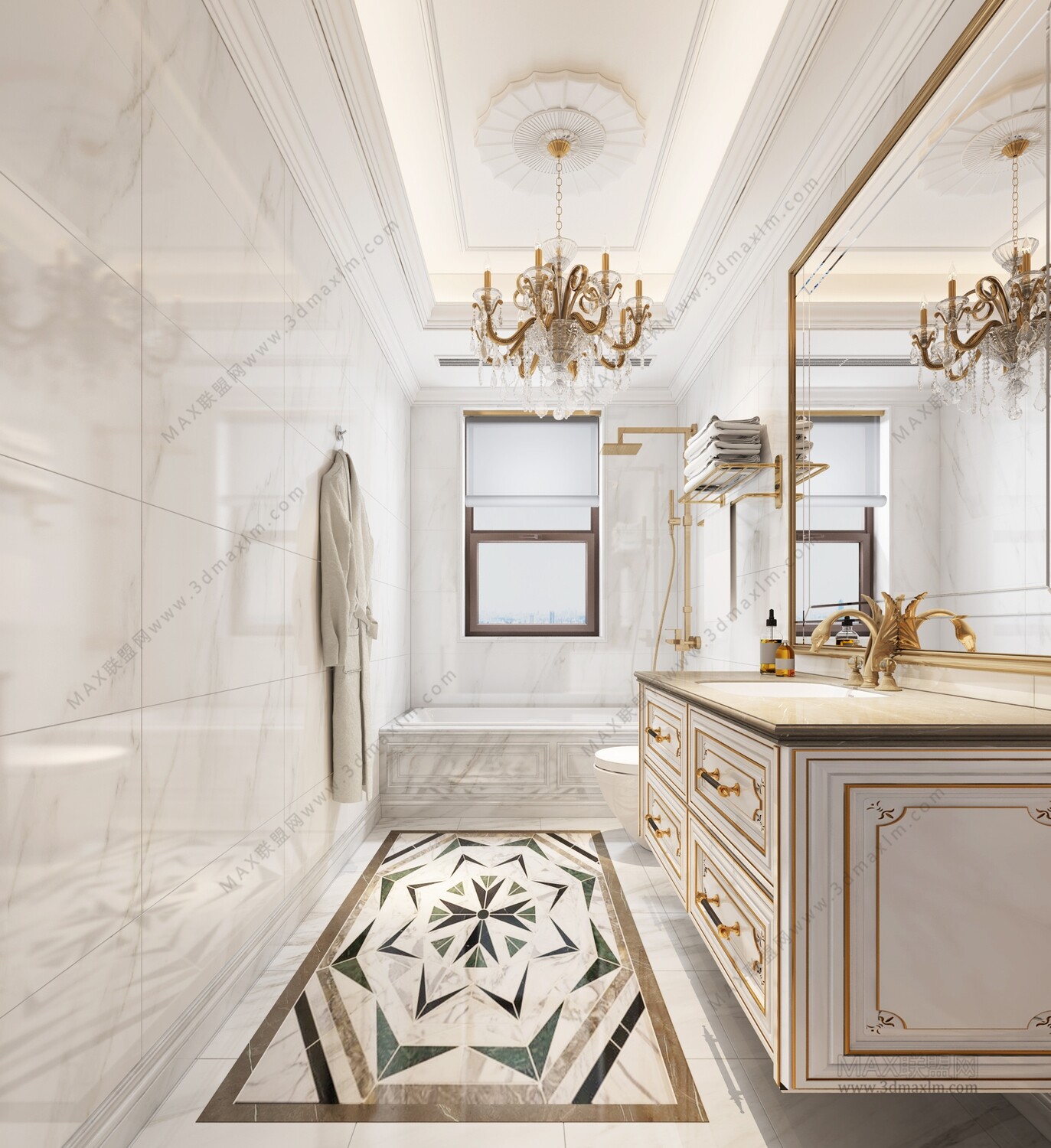 15 Bath Room 3d Models Vol09. Vray - 3ds Max