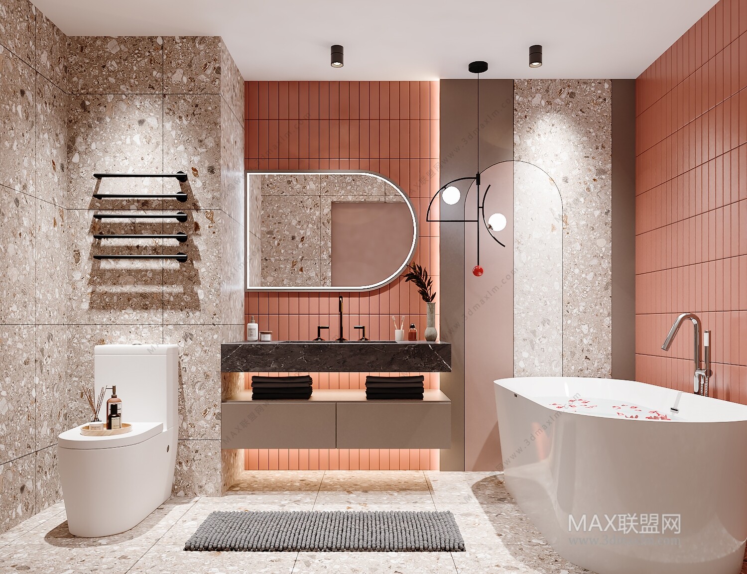 15 Bath Room 3d Models Vol09. Vray - 3ds Max