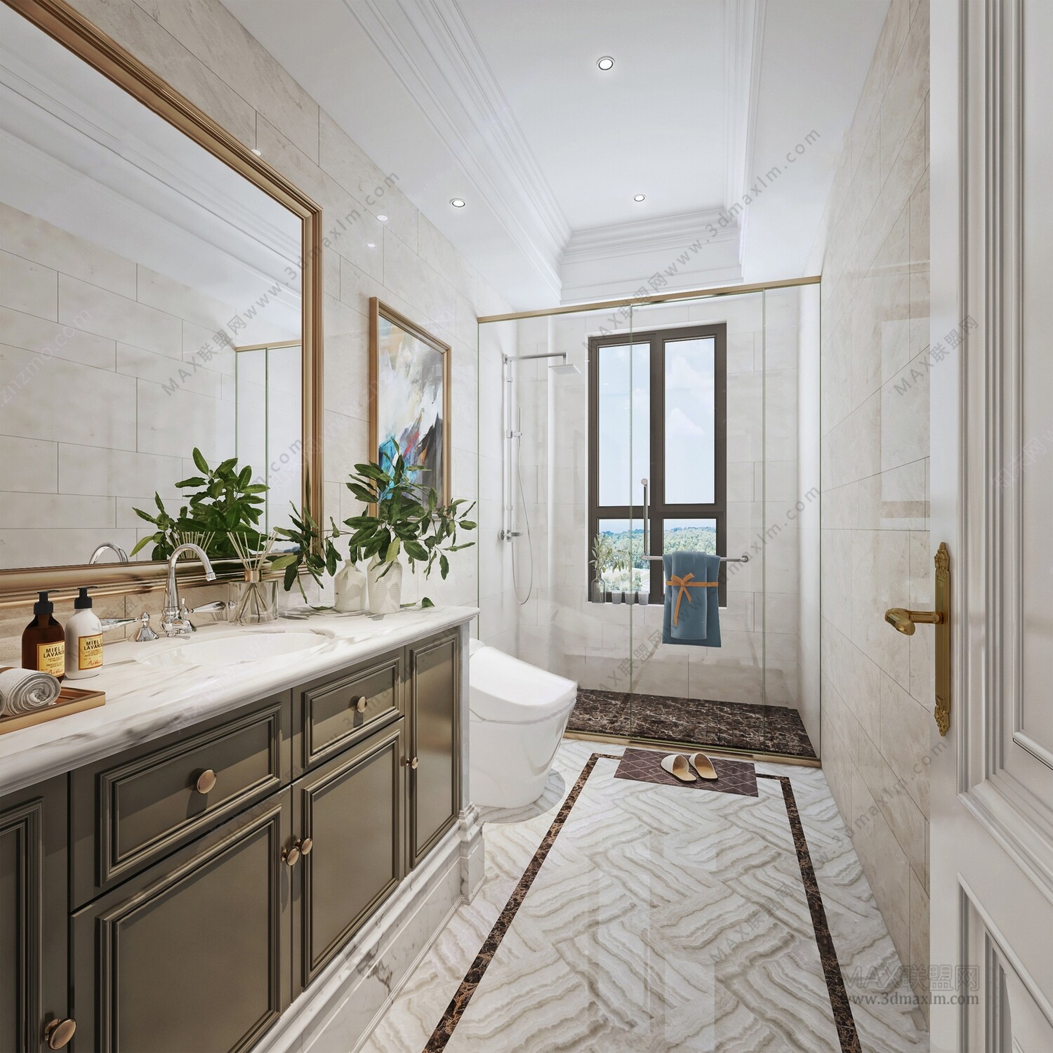 15 Bath Room 3d Models Vol09. Vray - 3ds Max