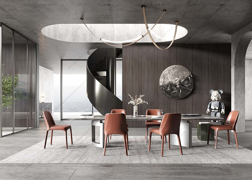 30 DINING ROOM 3D MODELS VOL.09 . Vray - 3ds Max
