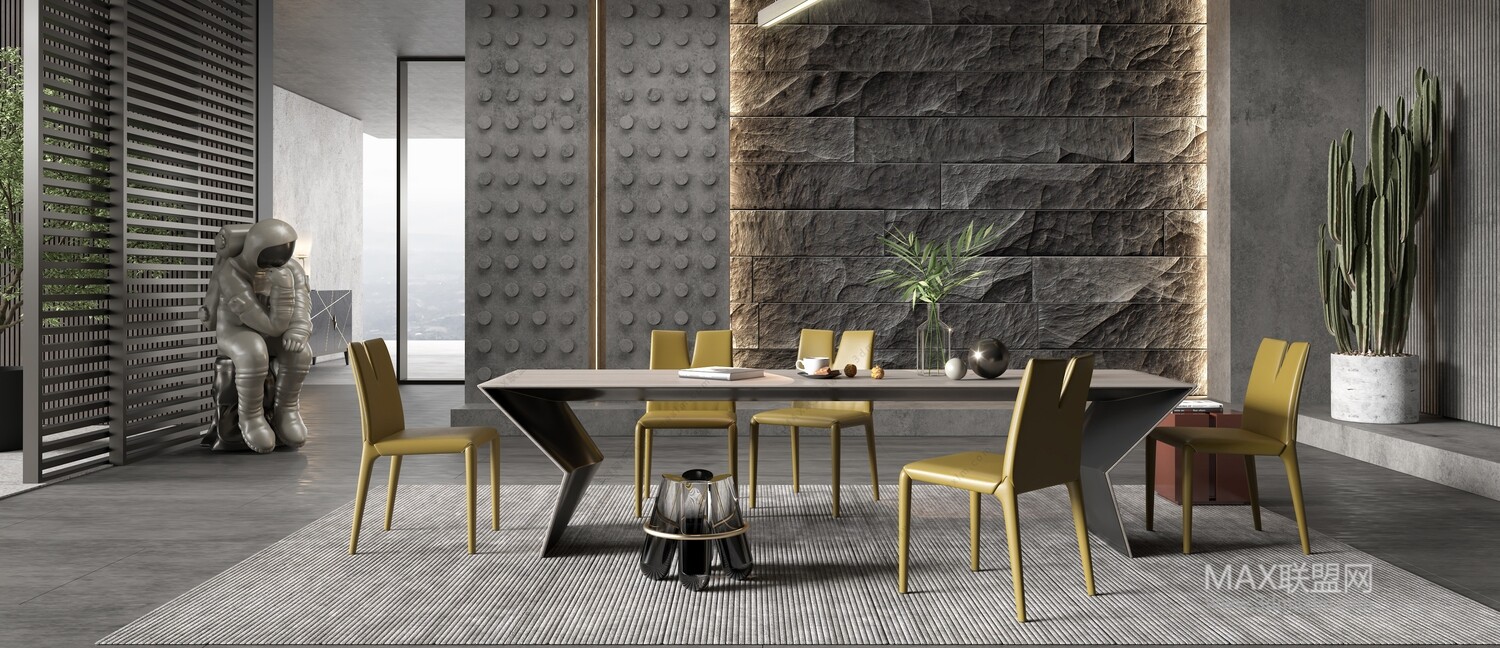30 DINING ROOM 3D MODELS VOL.09 . Vray - 3ds Max