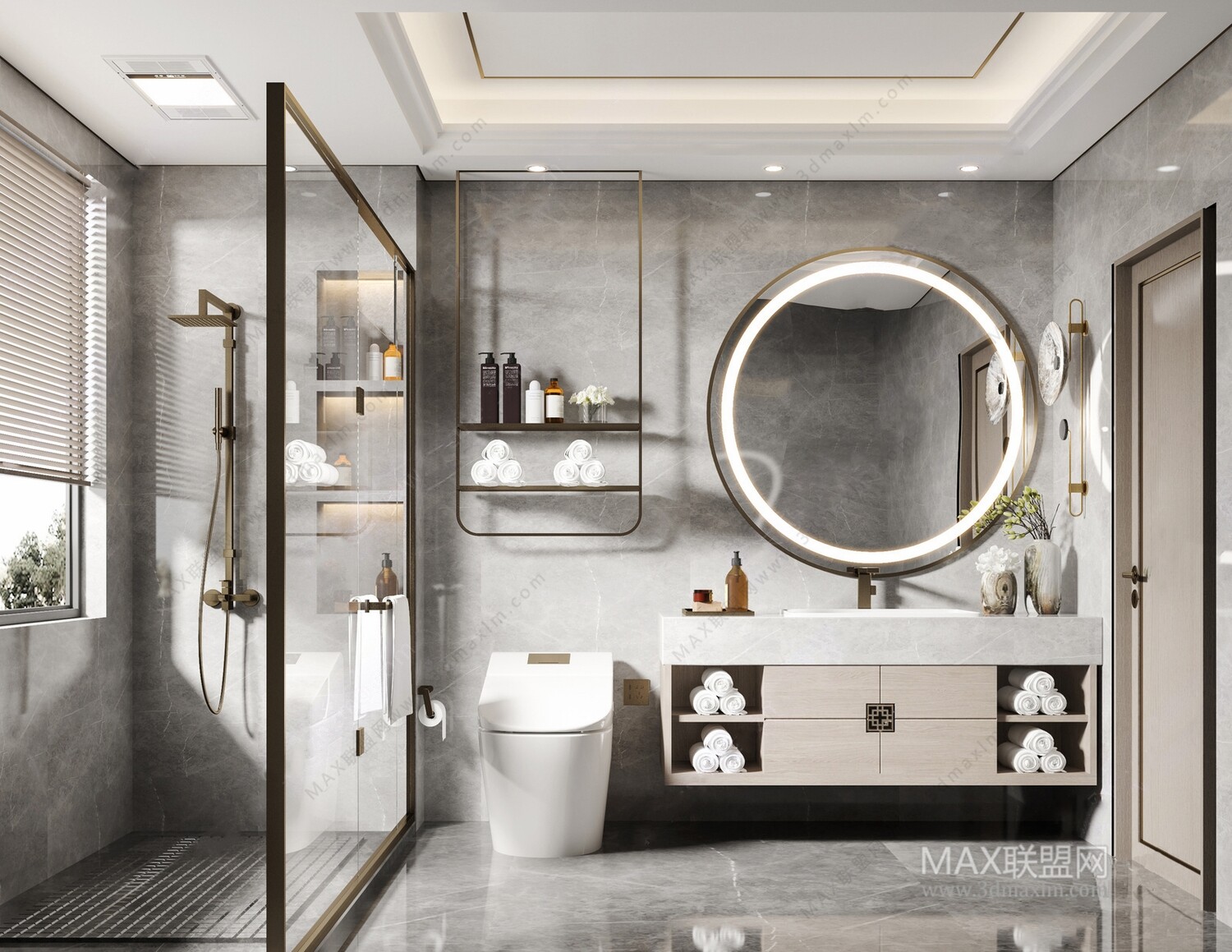 16 BATH ROOM 3D MODELS VOL07 - VRAY