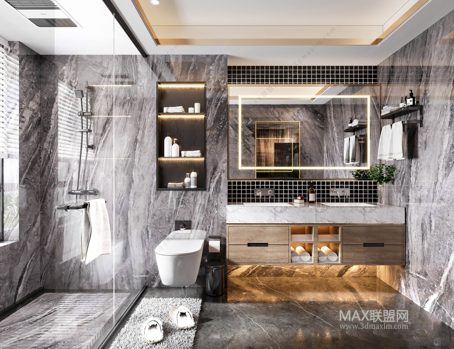 16 BATH ROOM 3D MODELS VOL07 - VRAY
