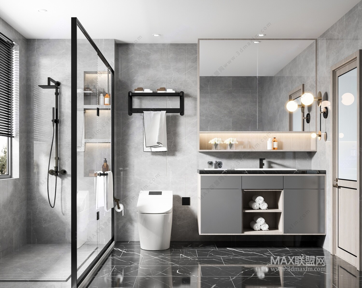 16 BATH ROOM 3D MODELS VOL07 - VRAY