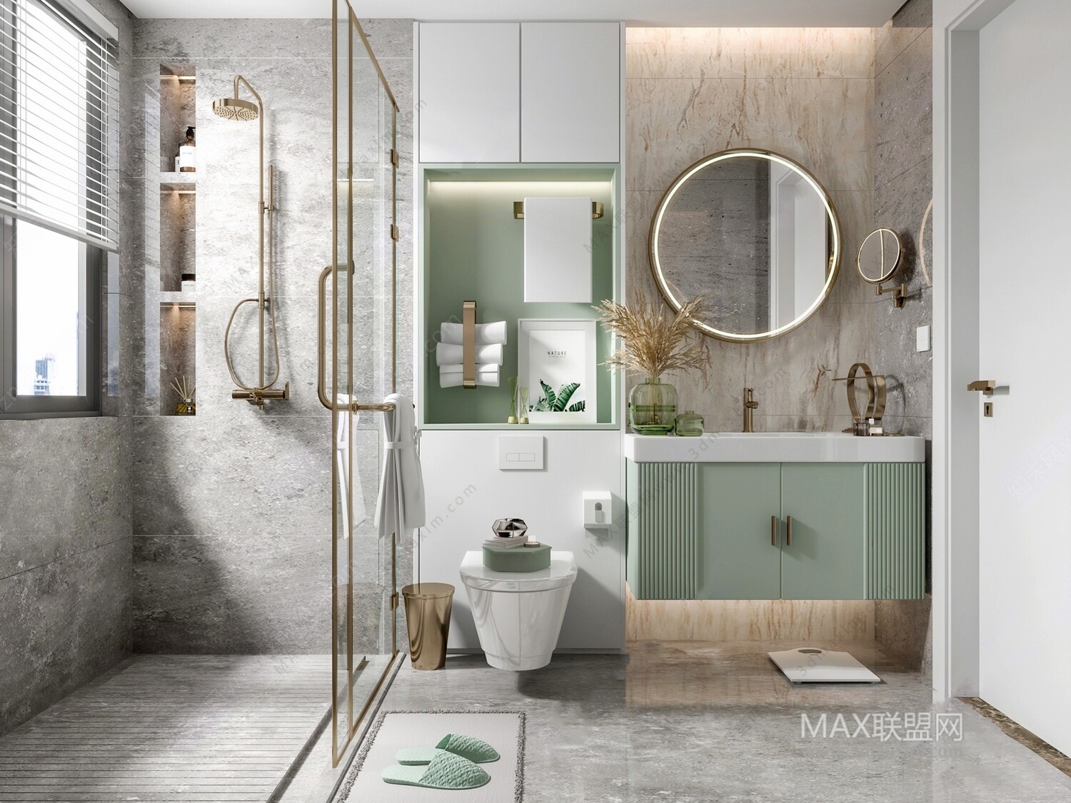 16 BATH ROOM 3D MODELS VOL07 - VRAY