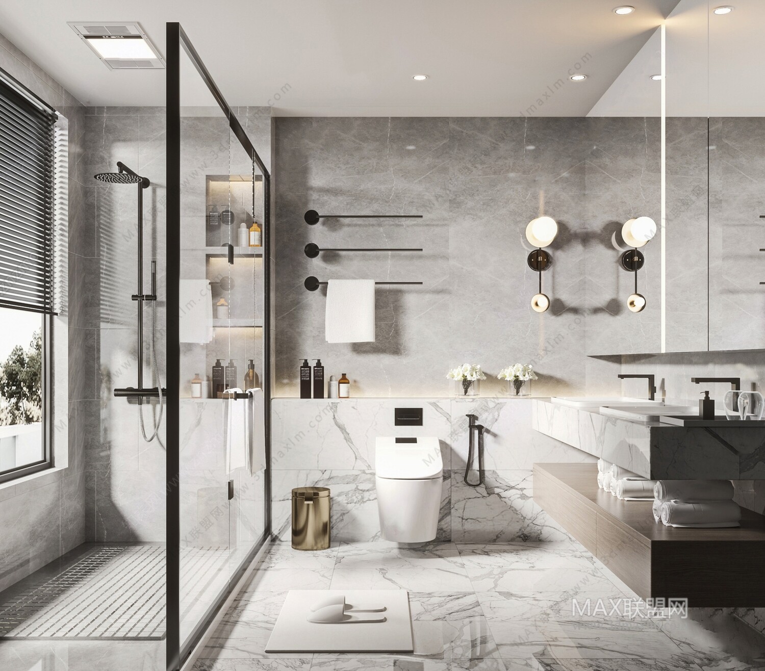 16 BATH ROOM 3D MODELS VOL07 - VRAY