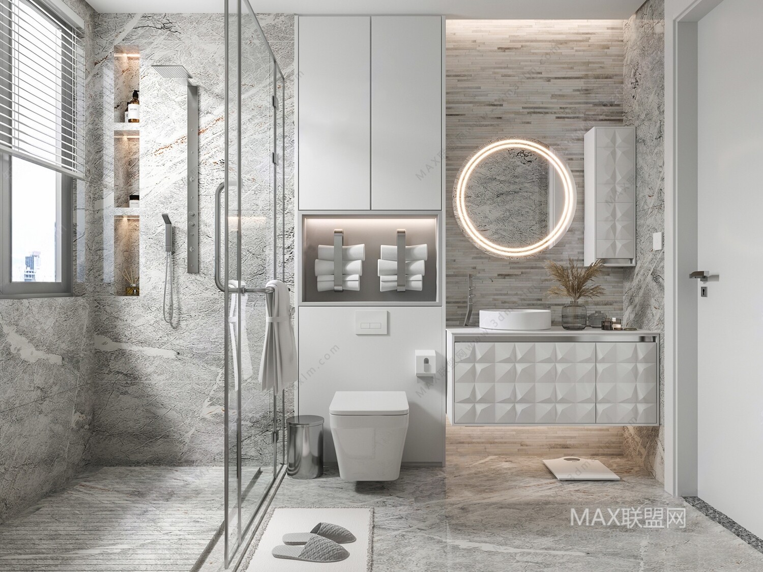 16 BATH ROOM 3D MODELS VOL07 - VRAY