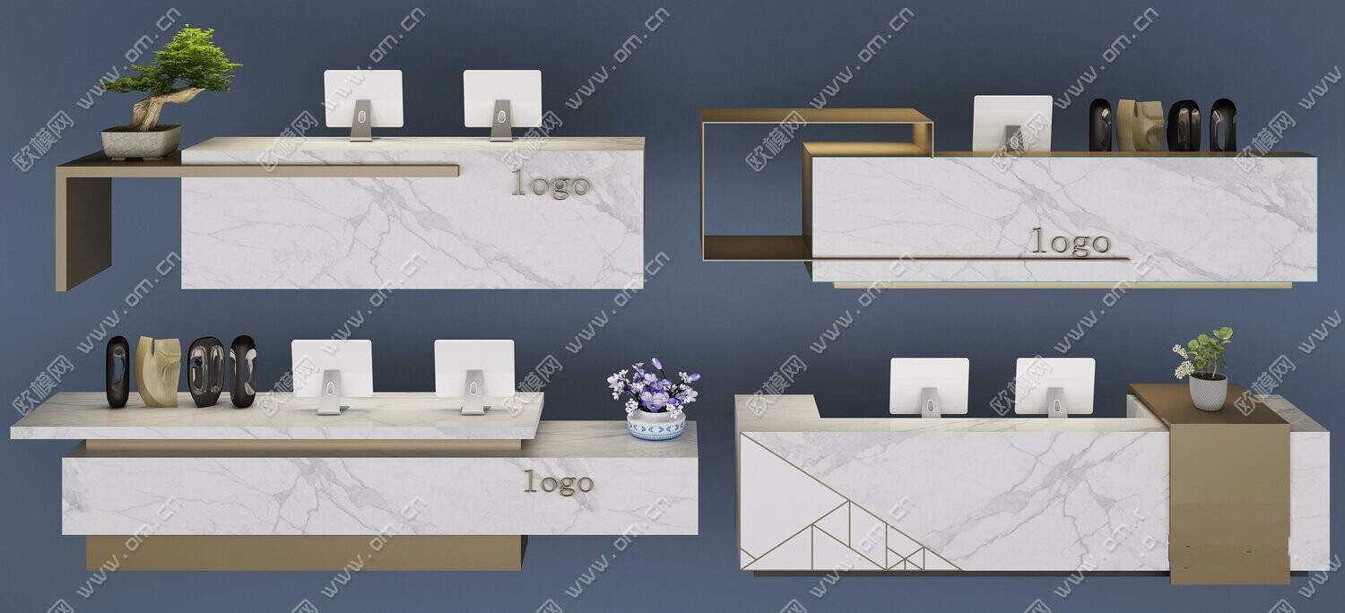 41 RECEPTION 3D MODELS VOL.01 . VRAY - 3DS MAX