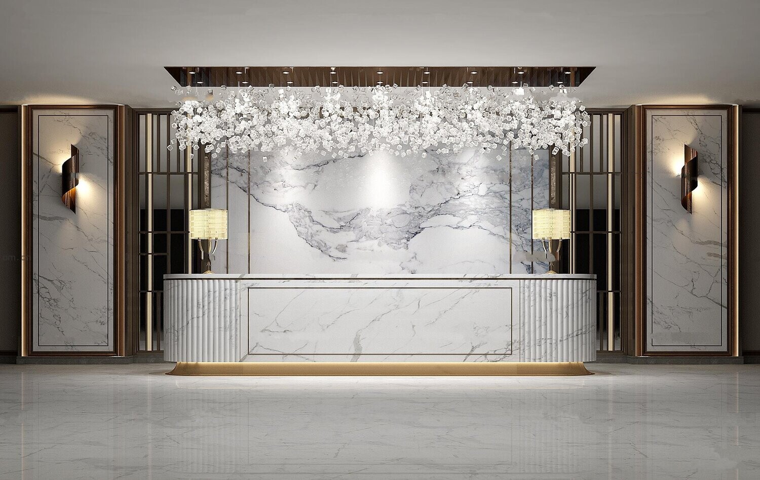41 RECEPTION 3D MODELS VOL.01 . VRAY - 3DS MAX