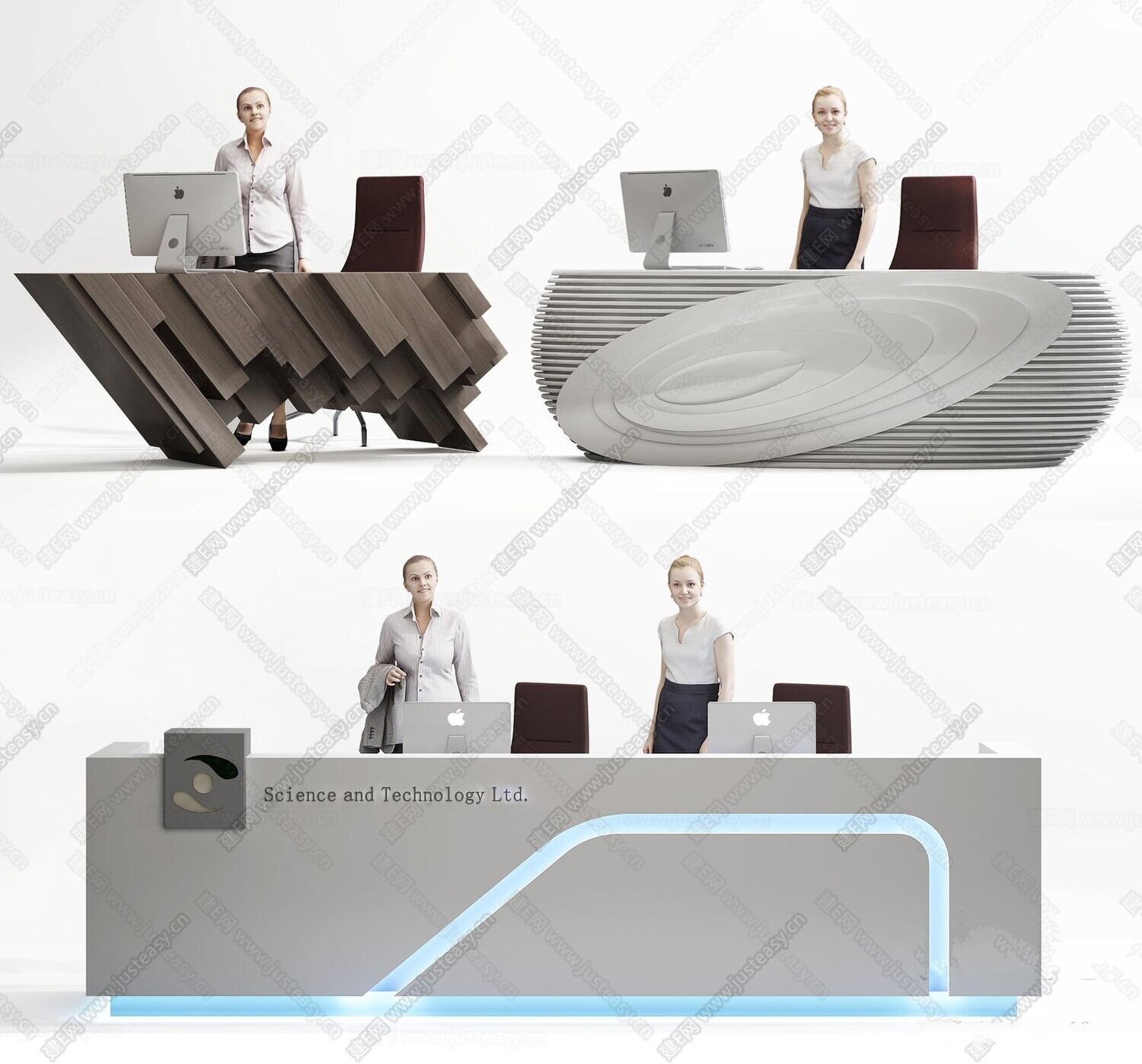 41 RECEPTION 3D MODELS VOL.01 . VRAY - 3DS MAX
