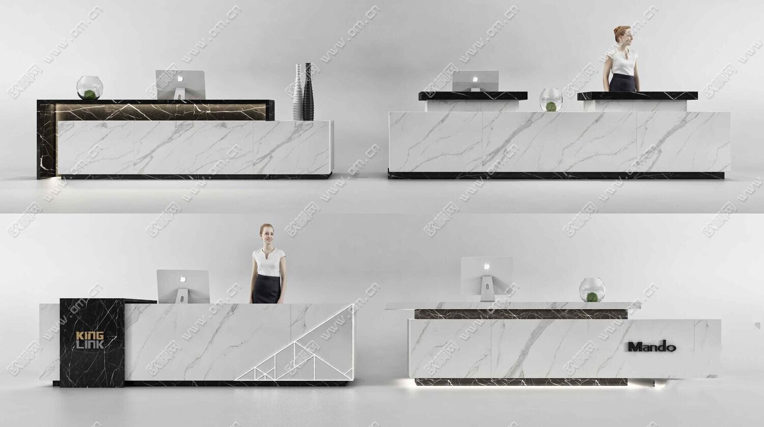 41 RECEPTION 3D MODELS VOL.01 . VRAY - 3DS MAX
