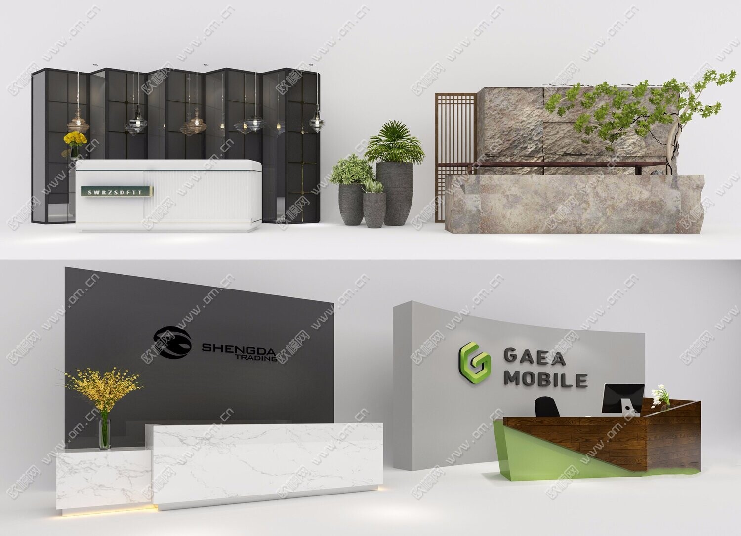 41 RECEPTION 3D MODELS VOL.01 . VRAY - 3DS MAX