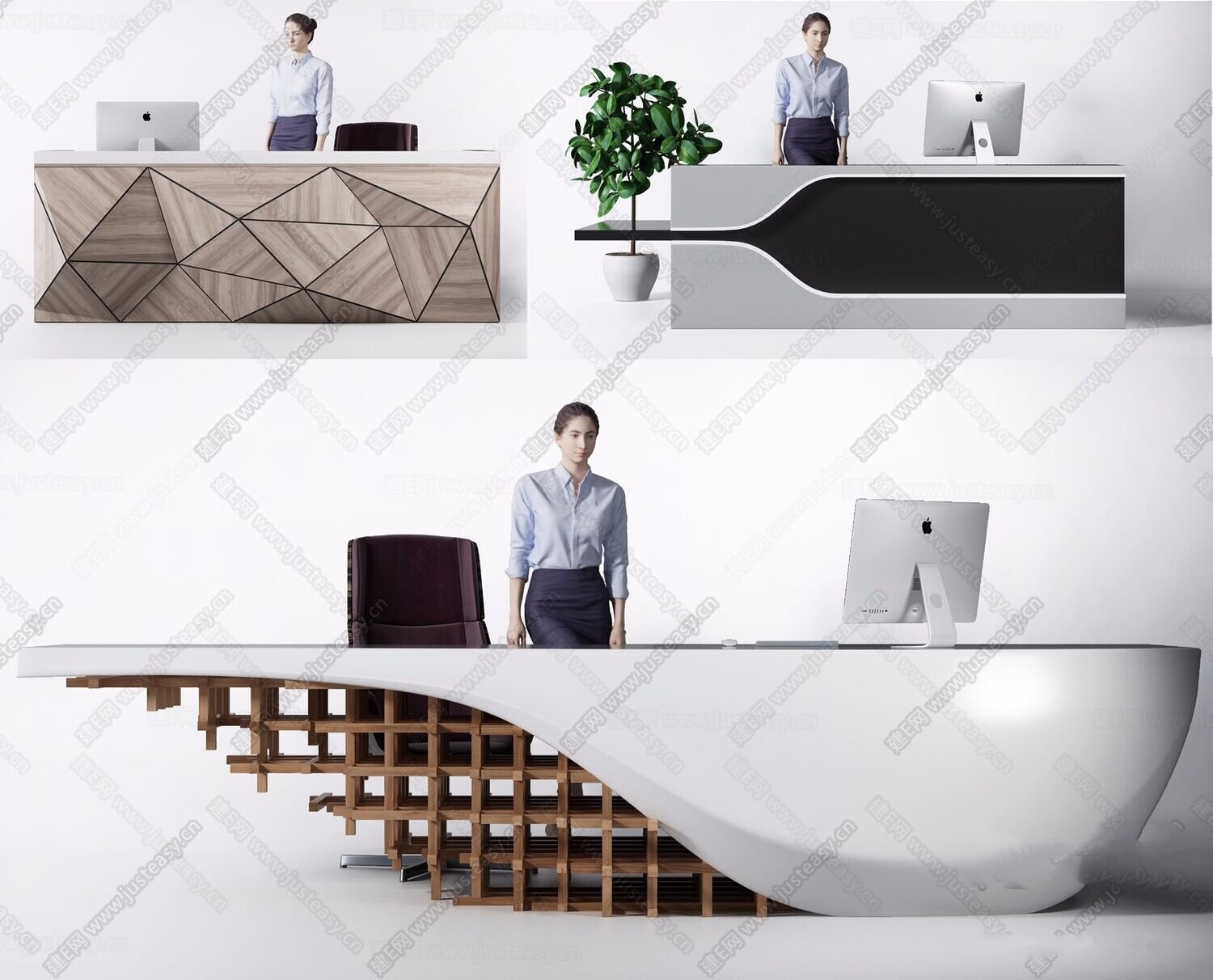 41 RECEPTION 3D MODELS VOL.01 . VRAY - 3DS MAX