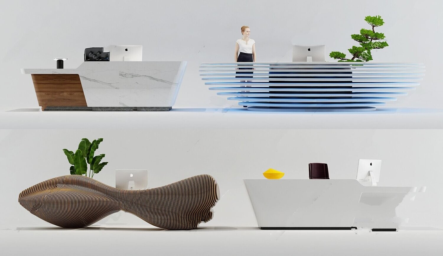 41 RECEPTION 3D MODELS VOL.01 . VRAY - 3DS MAX