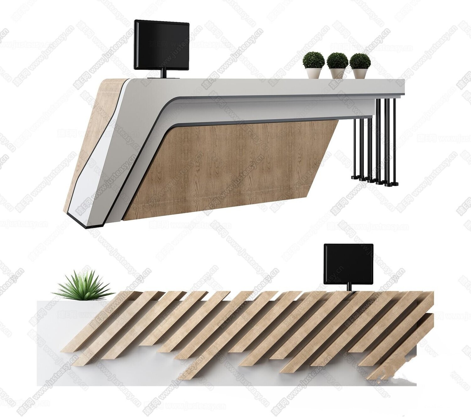 41 RECEPTION 3D MODELS VOL.01 . VRAY - 3DS MAX