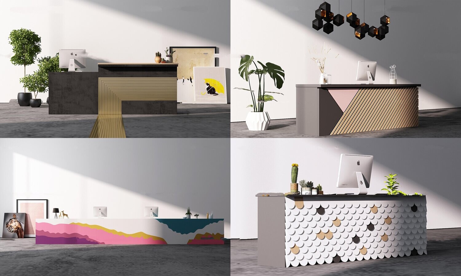 41 RECEPTION 3D MODELS VOL.01 . VRAY - 3DS MAX