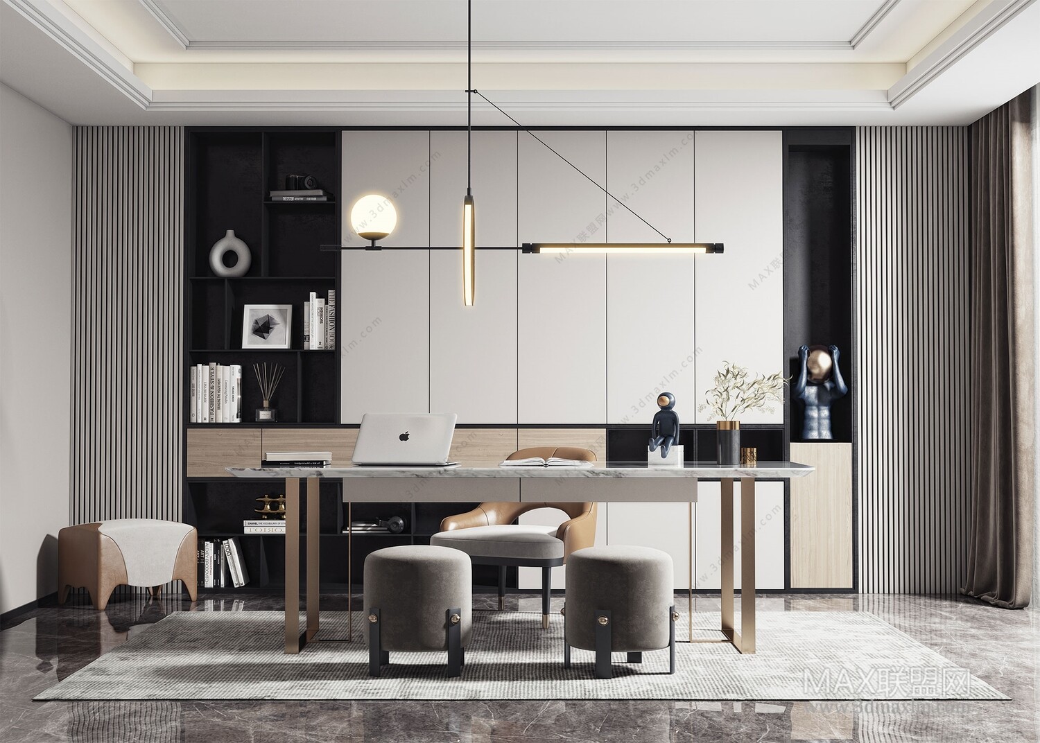 16 HOME OFFICE 3D MODELS VOL06. VRAY - 3ds Max