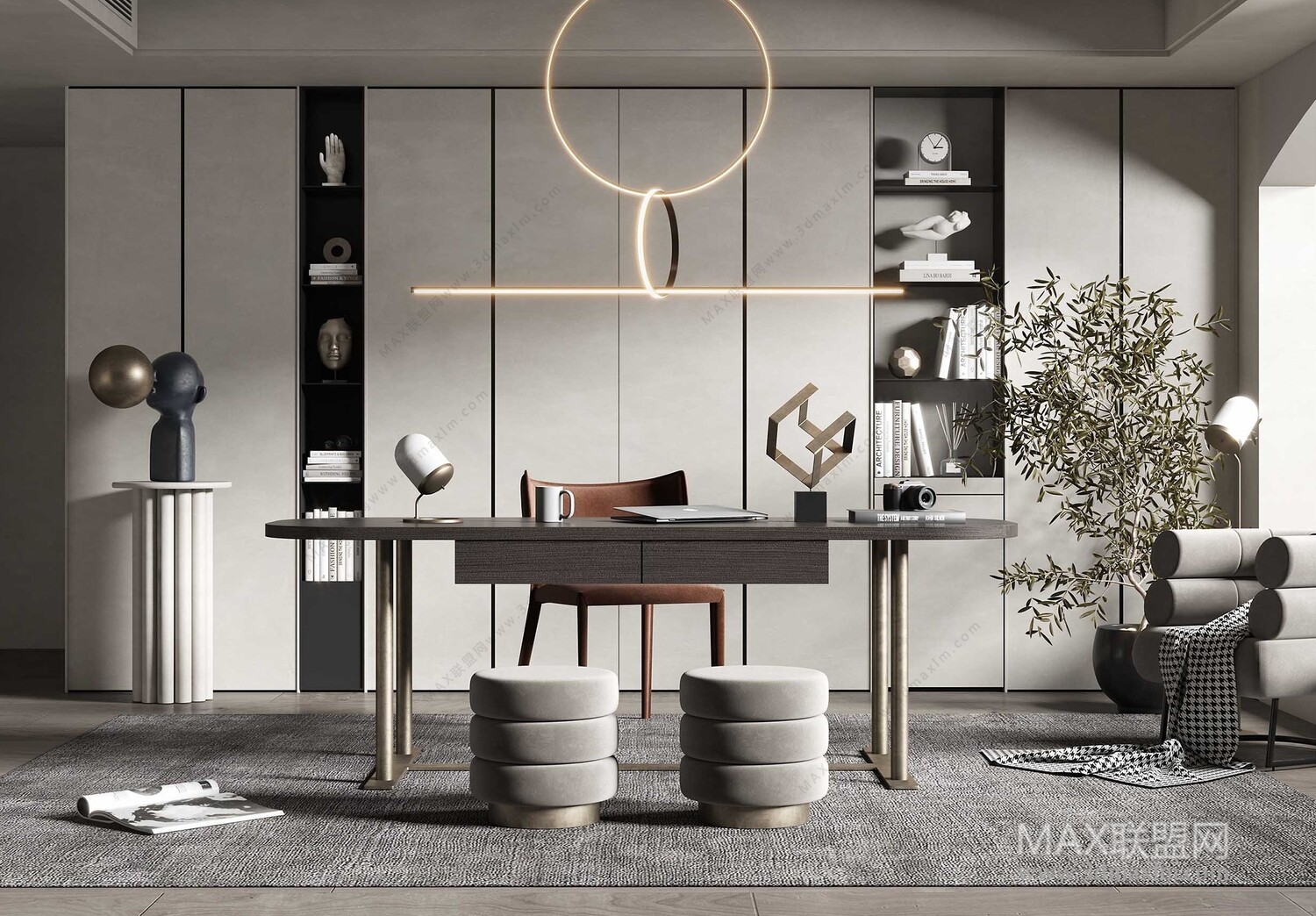 16 HOME OFFICE 3D MODELS VOL06. VRAY - 3ds Max