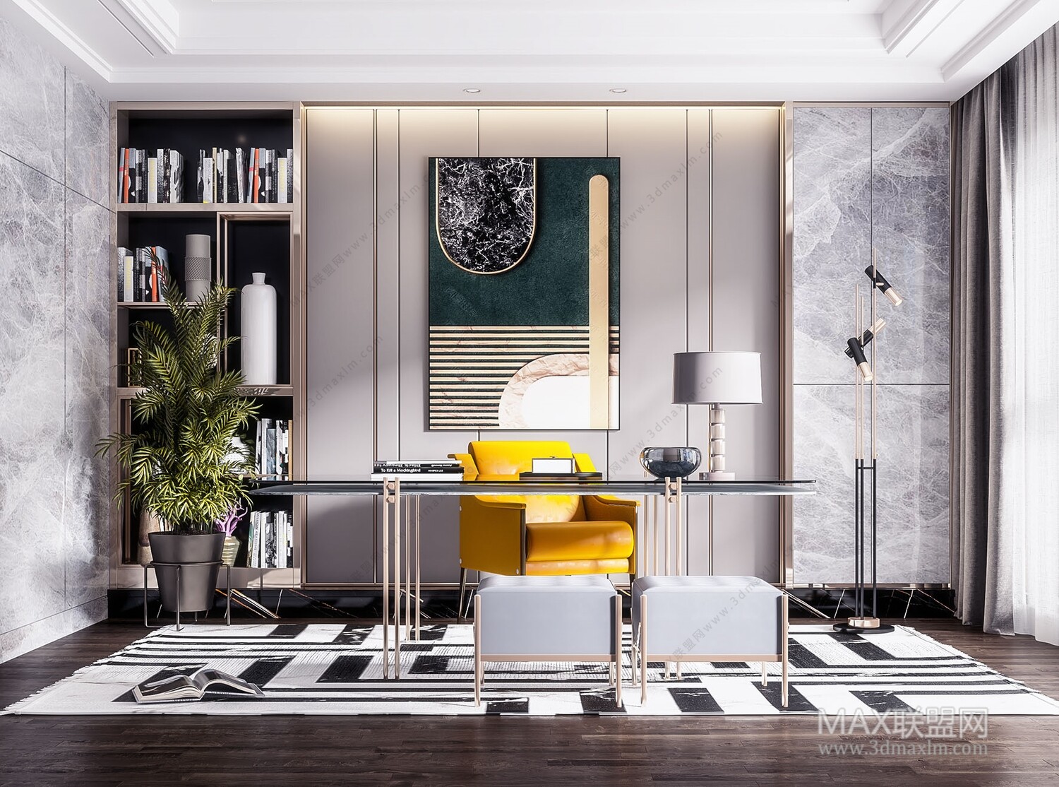 16 HOME OFFICE 3D MODELS VOL06. VRAY - 3ds Max