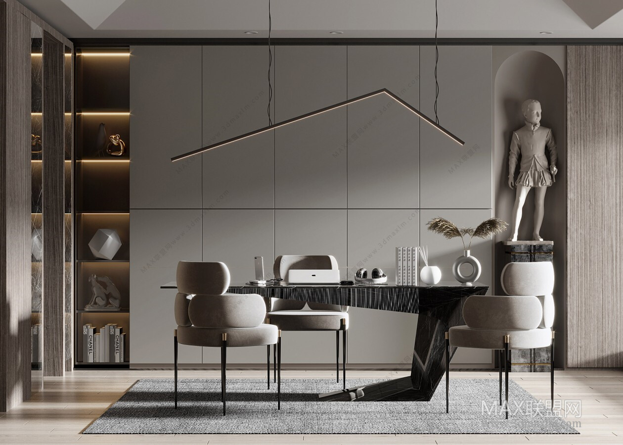 16 HOME OFFICE 3D MODELS VOL06. VRAY - 3ds Max