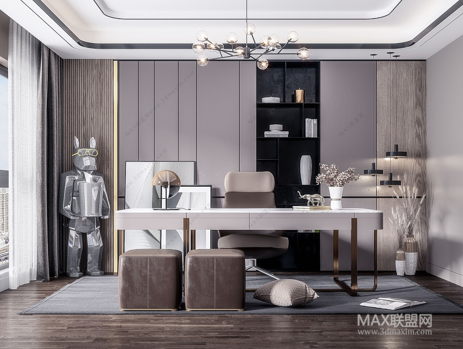 16 HOME OFFICE 3D MODELS VOL06. VRAY - 3ds Max
