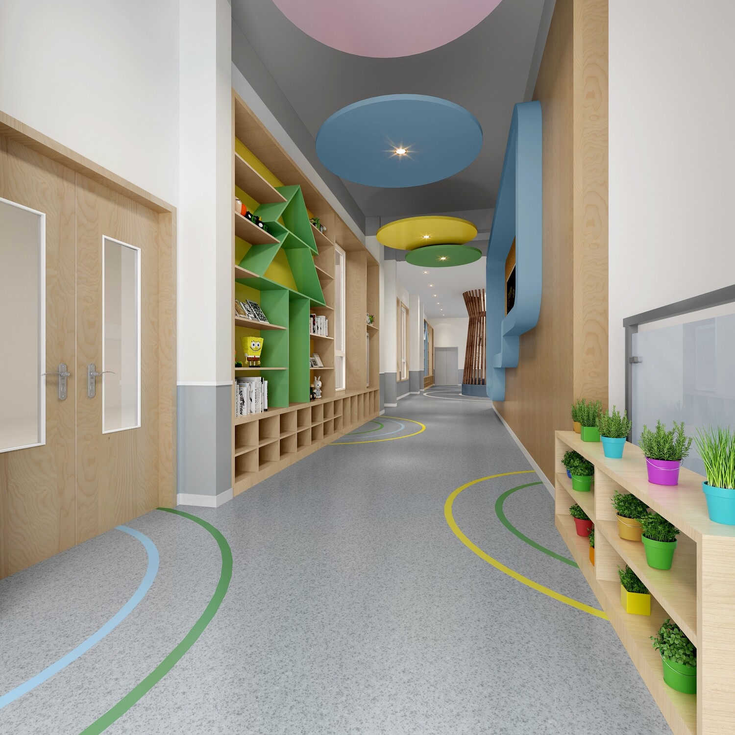 32 KID SCHOOLS 3D MODELS VOL.01. VRAY