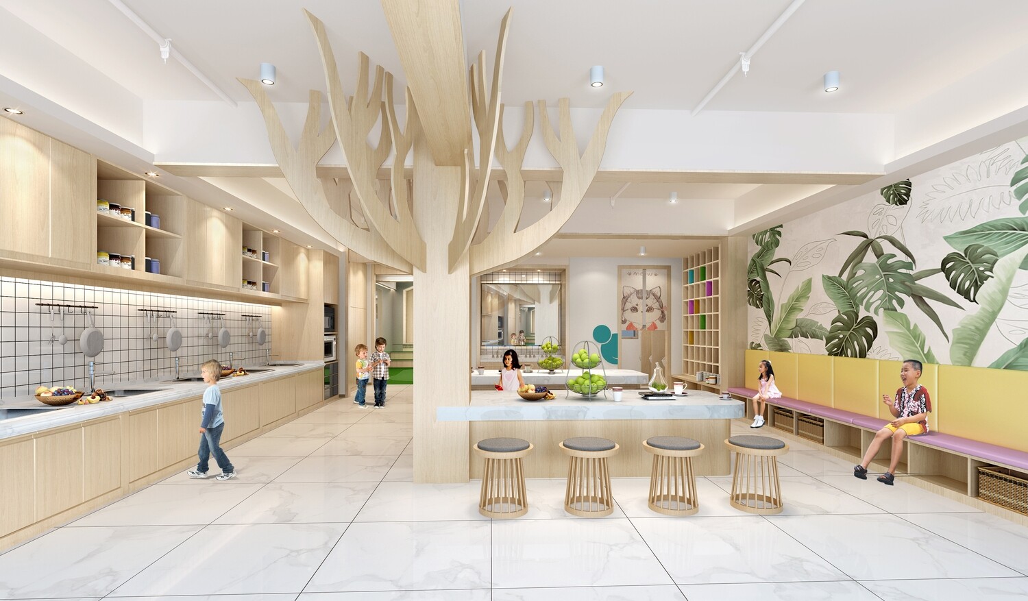 32 KID SCHOOLS 3D MODELS VOL.01. VRAY