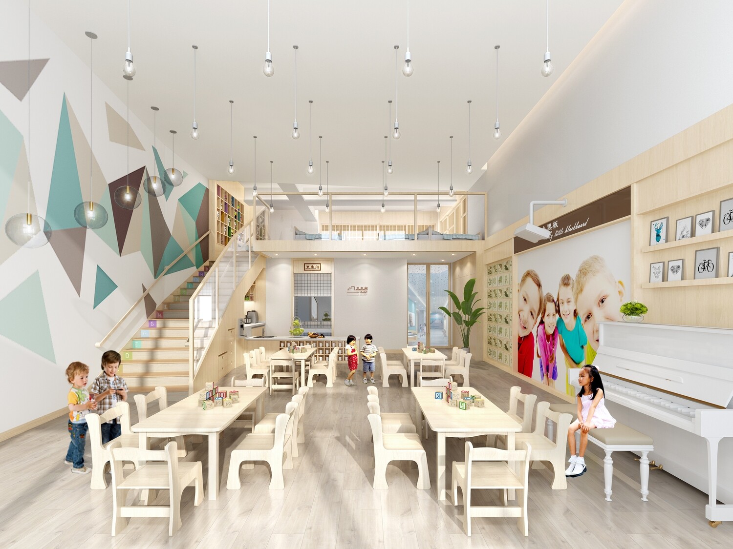 32 KID SCHOOLS 3D MODELS VOL.01. VRAY
