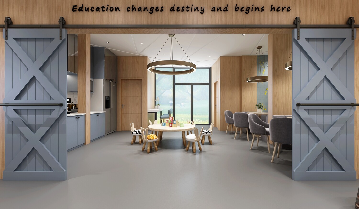 32 KID SCHOOLS 3D MODELS VOL.01. VRAY