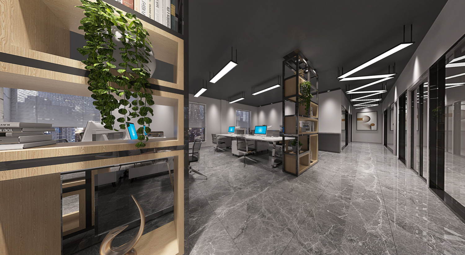 6 OFFICE DESIGN 3D MODELS VOL.07. Corona - 3ds Max