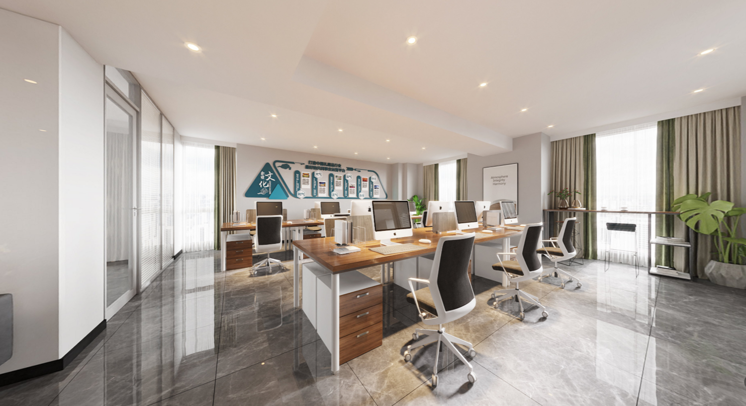 6 OFFICE DESIGN 3D MODELS VOL.07. Corona - 3ds Max