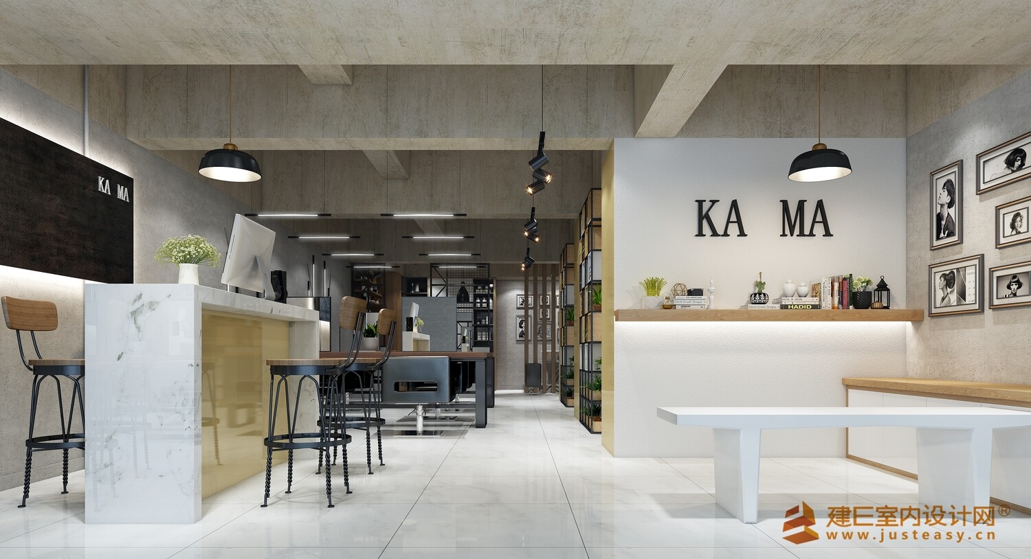 41 Hair Salon 3d Models Vol01 - Vray