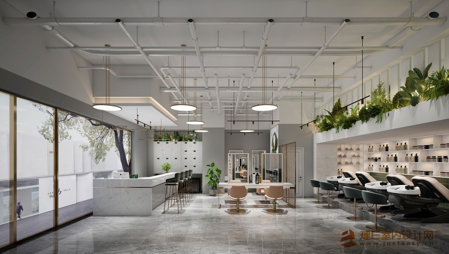 41 Hair Salon 3d Models Vol01 - Vray